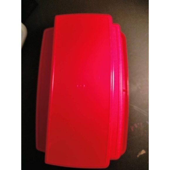 Tupperware Vintage Stow-N-Go Organization Container Set Red  (C6) - Picture 7 of 11